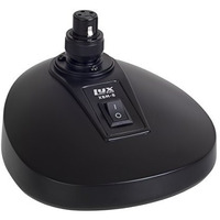Lyxpro Xbm-8 Microphone Desktop Base With Built-In Xlr Socket For Podium & Gooseneck Microphones Anti-Slip Table Top Base On/Off Switch