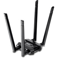 Trendnet Ac1900 High Power Dual Band Wireless Usb Adapter, Increase-Extend Wifi Wireless Coverage, Stream 4K Hd Video, Windows-Mac Os Compatible, Usb 3.0 To Usb Type A, Black, Tew-809Ub