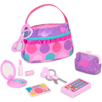 Battat- Play Circle- Makeup & Beauty Set - Dress Up Fashion Accessories - Pretend Play- Toys For Kids- Princess Purse Set- 3 Years +