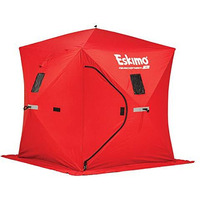 Eskimo Quickfish 69151 2 Pop-Up Portable Ice Shelter, 2 Person , Red