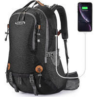 G4Free 50L Hiking Backpack Waterproof Daypack Outdoor Camping Climbing Backpack With Rain Cover For Men Women
