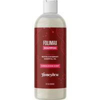 Folimax Biotin Shampoo For Thinning Hair - Thickening Shampoo With Biotin Zinc And Rosemary Oil For Hair Growth - Vegan Sulfate And Paraben Free Volumizing Shampoo For Fine Hair (Sandalwood Scent)