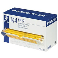 Staedtler Yellow School Pencils, Pre-Sharpened Hb/#2, Wood Pencils With Eraser, 144Ct Class Pack, 13247C144A