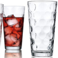 Home Essentials & Beyond Drinking Glasses Set Of 10] Highball Glass Cups 17Oz Premium Cooler Glassware - Ideal For Water, Juice, Cocktails, Iced Tea