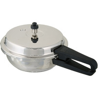 Butterfly Blue Line Wider Stainless Steel Pressure Pan-Pressure Cooker, 45-Liter