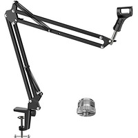 Innogear Microphone Arm, Upgraded Mic Arm Microphone Stand Boom Suspension Stand With 3/8"" To 5/8"" Screw Adapter Clip For Blue Yeti Snowball, Yeti Nano, Yeti X And Other Mic, Medium