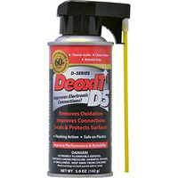 Deoxit D5S-6 Spray, More Than A Contact Cleaner, 142G, Integrated Straw