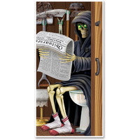 Grim Reaper Restroom Door Cover