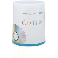 Memorex 700Mb/80-Minute 52X Cd-R Media 100-Pack Spindle