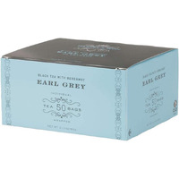 Harney & Sons Earl Grey Tea - 50 Individually Wrapped Tea Bags - Black Tea With Bergamot