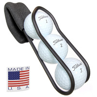Golf Ball Holder - Pro With Quick-Draw Release (Black)