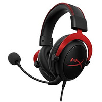 Hyperx Cloud Ii - Gaming Headset, 7.1 Surround Sound, Memory Foam Ear Pads, Durable Aluminum Frame, Detachable Microphone, Works With Pc, Ps5, Ps4, Xbox Series X|S, Xbox One     Red