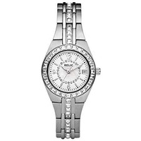 Relic By Fossil Womens Queens Court Stainless Steel Analog-Quartz Watch With Stainless-Steel Strap, Silver, 12 (Model: Zr11788)