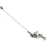 Household Essentials 175 Flexible Iron Cord Minder | Silver Powder Coated | 18-Inch High