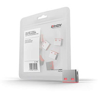 Lindy Usb Port Blocker - Pack Of 10, Pink 40460