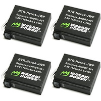 Wasabi Power Battery For Gopro Hero4 And Gopro Ahdbt-401 (4-Pack)
