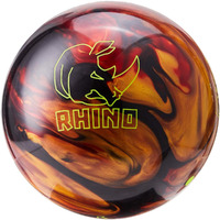 Brunswick Rhino Bowling Ball, Red/Black/Gold, 12 Lb