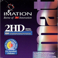 New Imation 25 Pack 2Hd 3.5"" 1.44 Floppy Disks Ibm Formatted