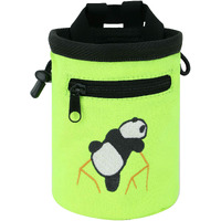 Amc Rock Climbing Panda Design Chalk Bag With Adjustable Belt, Fluorescent