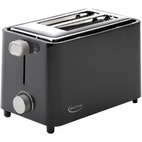 Betty Crocker 2-Slice Cool Wall Toaster, Black, Bc-2605Cb