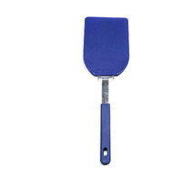 Rsvp International Kitchen Tool Collection Flexible Nylon Spatula, Stainless Steel Handle, 135X375, Blue
