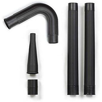 Workshop Wet/Dry Vacs Vacuum Gutter Cleaning Kit Ws25051A 2-1/2-Inch Wet/Dry Shop Vacuum Accessories Designed For Gutter Cleaning, Black