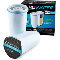 Zerowater Official Replacement Filter - 5-Stage Filter Replacement 0 Tds For Improved Tap Water Taste - System Nsf Certified To Reduce Lead, Chromium, And Pfoapfos, 2-Pack