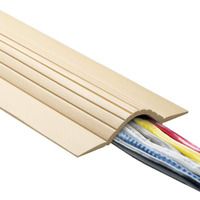 Ut Wire 5-Feet Cable Blanket High Capacity Low Profile Cord Cover And Protector, Beige