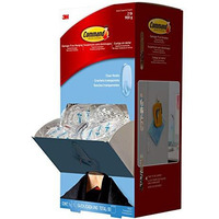 3M Command Clear Hooks And Strips, Plastic, Medium, 50 Hooks With Adhesive Strips Per Carton (Mmm17091Clrcabp)
