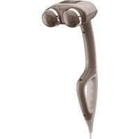 Homedics Percussion Action Massager With Heat | Adjustable Intensity , Dual Pivoting Heads | 2 Sets Interchangeable Nodes , Heated Muscle Kneading For Back , Shoulders , Feet , Legs , & Neck