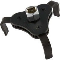 Neiko 03421A Two Way Universal Adjustable Oil Filter Wrench | 3-Jaw Design | 3/8"" Square Drive Socket | Includes 1/2"" Adaptor | Automotive Tool