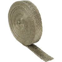 Design Engineering 010126 Titanium 1"" X 50' Exhaust Heat Wrap With Lr Technology