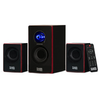 Acoustic Audio By Goldwood 2.1 Bluetooth Speaker System 2.1-Channel Home Theater Speaker System, Black (Aa2103)