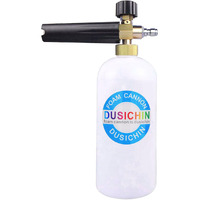 Dusichin Sfl-001 Foam Cannon Snow Foam Lance Pressure Washer Jet Wash Quick Release Adjustable Nozzle 1/4 Inch Male Fitting Foam Dispenser