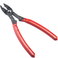 Neiko 02037A Compact Wire Stripper | 4-In-1 Multi Purpose Electricians Pliers | Wire Crimper, Cutter And Gripper | 12-20 Awg Wire Service Tool | Crimps Insulated & Non-Insulated | Electrical Stripping