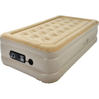 Serta Raised Air Mattress With Never Flat Pump | Size: Twin 18"" | Luxury Inflatable Mattress With Built In Air Pump To Ensure A Good Nights Rest | Heavy Duty Blow Up Mattress With Self Inflating Pump