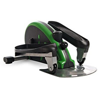 Stamina Inmotion E1000 Compact Strider - Seated Elliptical With Smart Workout App - Foot Pedal Exerciser For Home Workout - Up To 250 Lbs Weight Capacity - Black/Green