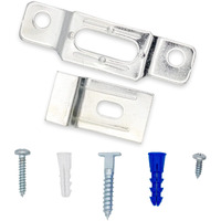 T-Lock Security Hangers Locking Hardware Set For (25) Wood Or Aluminum Picture Frames Plus Free Hardened Wrench! Artright