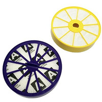 4Yourhome Pre & Post Motor Hepa Filter Kit Designed To Fit Dyson Dc07 Vacuum Cleaners