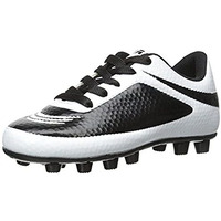 Vizari Infinity Fg Soccer Cleats | Firm Ground Soccer Cleats For Outdoor Surfaces And Fields | Lightweight And Easy To Wear Youth Soccer Cleats| White/Black | Toddler
