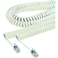 Softalk 42215 Phone Coil Cord 25-Feet Ash Landline Telephone Accessory