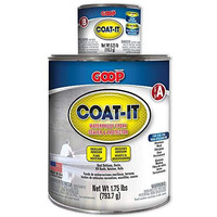 Amazing Goop 5400040 Coat-It Waterproof Epoxy Sealer & Protector - 2 Lb Kit, Dark Gray