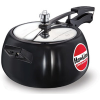 Hawkins Cb50 Hard Anodised Pressure Cooker, 5-Liter,Black