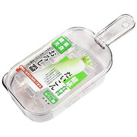 Japanbargain 1817, Large Japanese Kitchen Zester Grater Daikon Radish Grater Ginger Garlic Onion Wasabi Grater With Container, Made In Japan