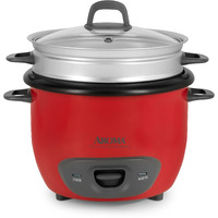 Aroma Housewares 14-Cup (Cooked) (7-Cup Uncooked) Pot Style Rice Cooker And Food Steamer (Arc-747-1Ngr) , Red
