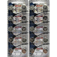 2 X 10 Pack Maxell Ag13 Lr44 357 Button Cell Battery Hologram (20 Batteries Total)