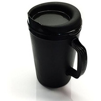 34 Oz Thermoserv Foam Insulated Coffee Mugs - Black