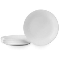 Corelle Winter Frost White Lunch Plates Set (8-1/2-Inch, 6-Piece, White)