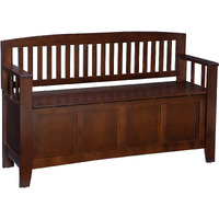 Linon Home Dcor Linon Home Decor Cynthia Storage Bench, 50W X 1725D X 32H, Walnut