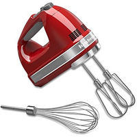 Kitchenaid Khm7210Er 7-Speed Digital Hand Mixer With Turbo Beater Ii Accessories And Pro Whisk - Empire Red